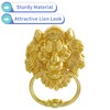 MOLIGOU Lion Head Door Knocker, 6 Inch Decorative Front Door