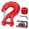 Nilight Forged Steel Winch Hook 3/8" Grade 70 Safety Latch
