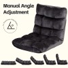 SEGAWE Adjustable Floor Chair Comfy Cushion Gaming Sofa Chiar Seat