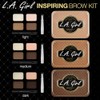 L.A. Girl Inspiring Brow Palette, Dark and Defined, 0.085 Ounce