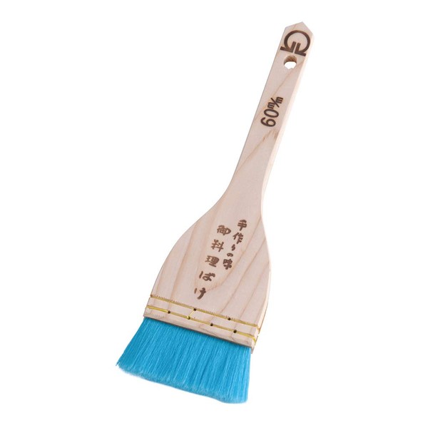 遠藤商事 hake・ Painted Basting Blue 60 mm Industrial Wood Pattern