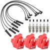CarBole Ignition Coil DR39 & Spark Plug & Wire Set