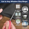 Blackout Curtains for Bedroom,Portable Blackout Blinds,Customizable Window Film for Total