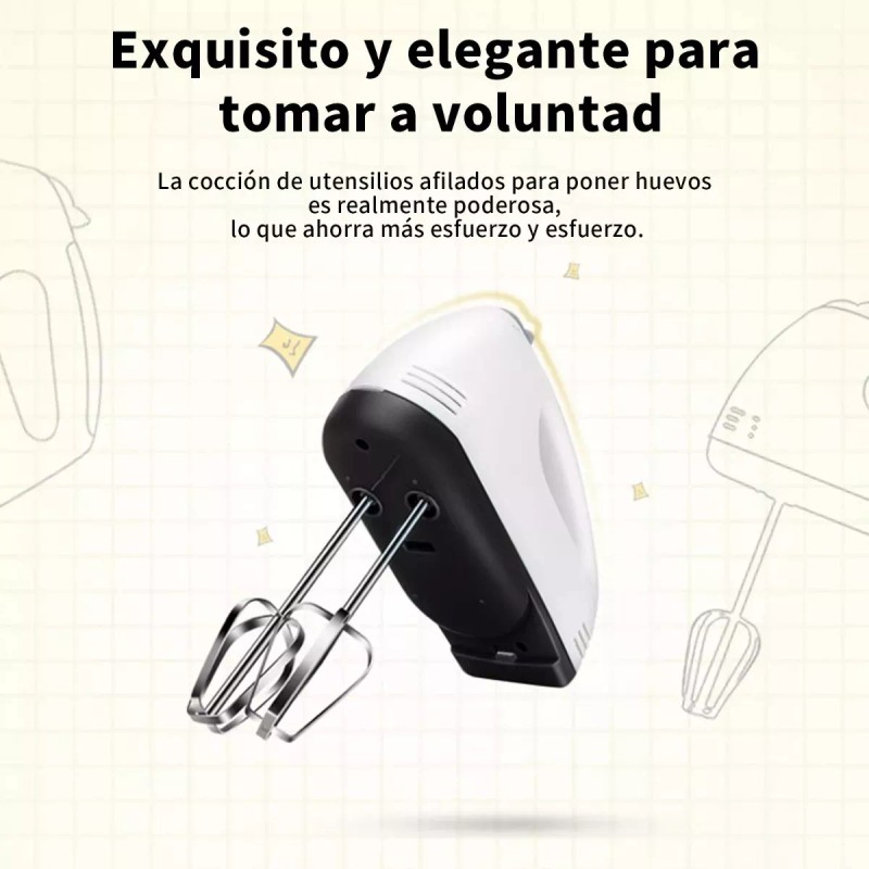 HuaRong Batidora Eléctrica 7 Velocidades Para Cocina 3 En 1