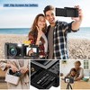 Portable 16x Digital Zoom 4K Digital Camera for Photography, Multipurpose
