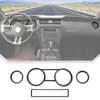 JeCar 4pcs for Mustang Carbon Fiber Interior Dash Vent Cover