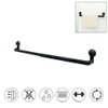 Suction Cup Towel Rack Retractable Non Drilling Kitchen and Bathroom
