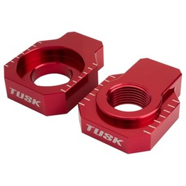TUSK Axle Blocks Red for Beta 200 RR 2019-2024
