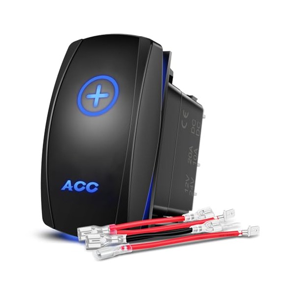 Nilight Nilight Acc Rocker Switch Led Light Bar 5 Pin