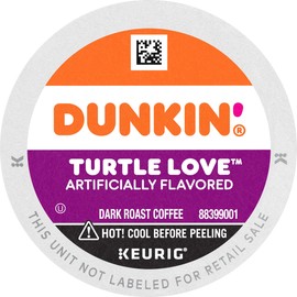 Dunkin' Turtle Love Flavored Coffee, 60 Keurig K-Cup Pods