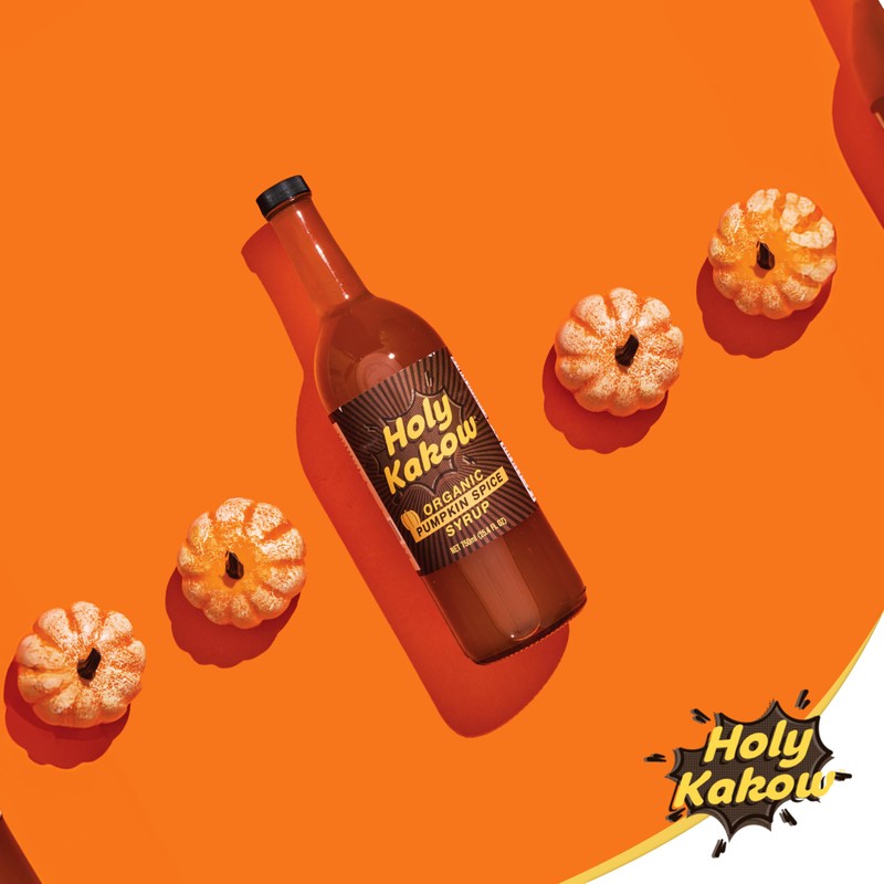 Holy Kakow Cafe Organic Orange Syrup - Orange Syrup, Coffee