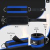 MERCURYAL Pack of 2 Fitness Foot Loops Cable Pull -