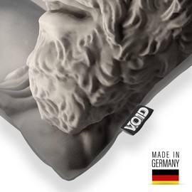 VOID Jesus Statue Antique Cushion Cover Polyester Waterproof Outdoor Indoor Cushion Cover Size: 80 x 80 cm