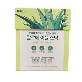 Chong Kun Dang Health Aloe Immune Stick 20g / 종근당건강 알로에 이뮨 스틱 20g X 40포 CS
