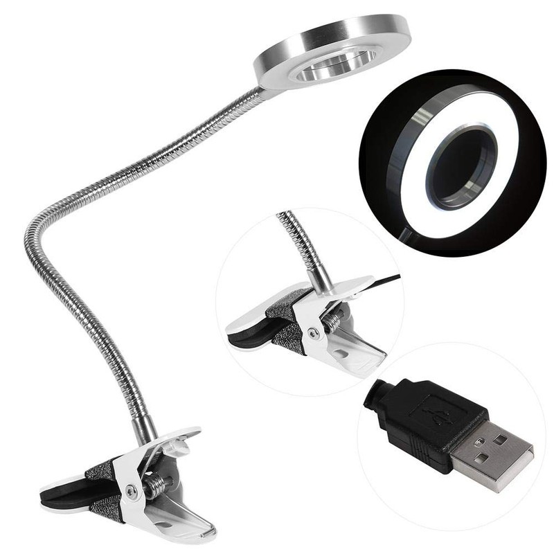 LED Tattoo Lamp, 360 ° LED USB Clip Tattoo Light