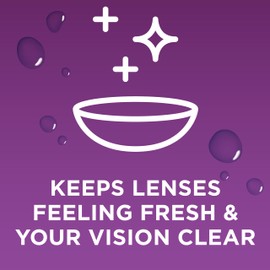 BLINK Blink-N-Clean Lens Drops, Rewetting Drops for Contact Lenses, Instant Dry Lens Moisturizing, for Soft & RGP Lenses, 0.5 fl oz
