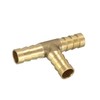 Hihaha 3/8" 10mm Brass Barb Hose Fitting Tee T 3