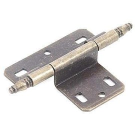 Van Dyke's Restorers 3/8 Inch Steel Offset Hinge with Finial