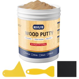 Wood Filler & Wood Putty Kit, 9.87oz(280g) Natual - Quick & Easy Furniture Repair for Cracks, Holes & Imperfections - Durable, Smooth, and Stainable
