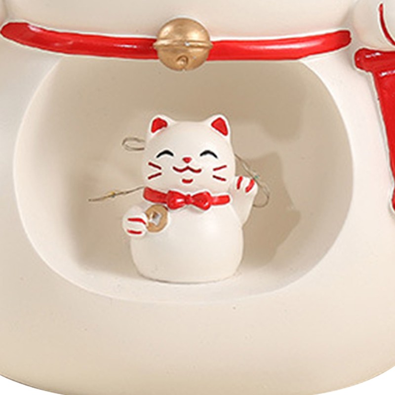 Chinese Lucky Cat Decoration Desktop Fortune Cat Statue Decorations Chinese