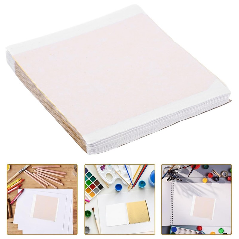 TEHAUX 200pcs Gold Foil Sheets for Crafts and Art Projects