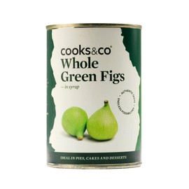 Cooks & Co | Whole Green Figs in Syrup | 4 x 400g