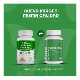 Suplemento Moringa Orgánico 60 Cápsulas De 500 Mg Bulk Superfoods 100% Natural Sin Gluten Apto Dieta Keto | Suplemento Alimenticio A Base De Moringa Orgánico En Cápsulas