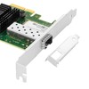 Euqvos PCIe Ethernet Network Card for Intel 82599ES Chipset PCIe