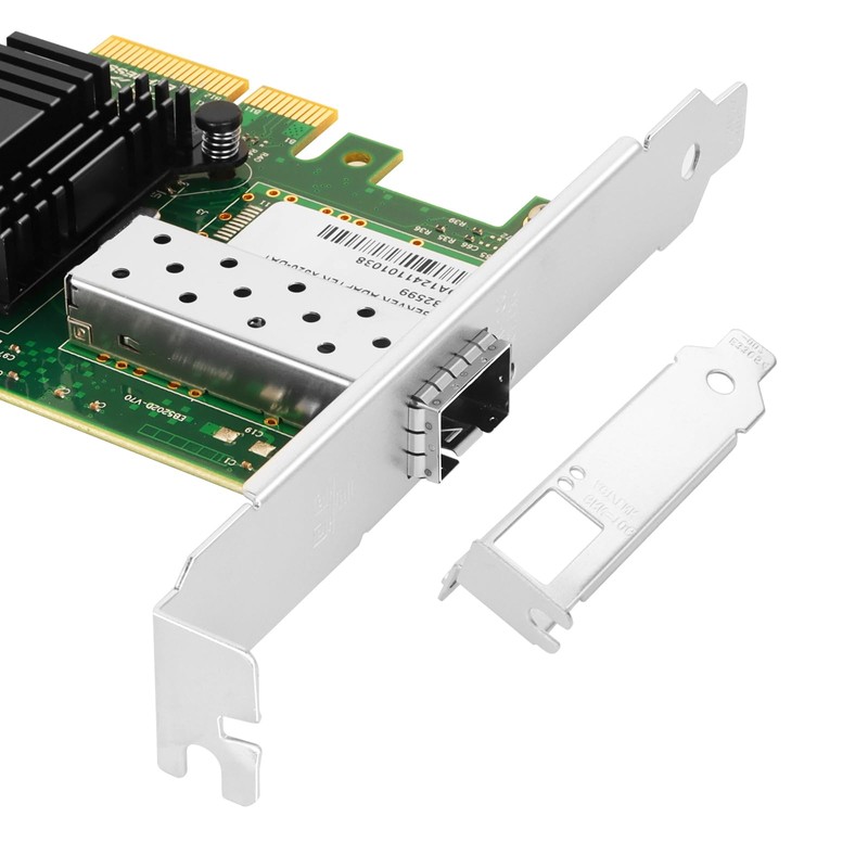 Euqvos PCIe Ethernet Network Card for Intel 82599ES Chipset PCIe