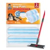 Mop Pads Compatible with Vileda H2prO Flat Mop Replacement Pads,