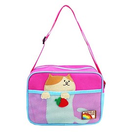Momentum Kids Shoulder Bag, Kids, Animal, Hyokkori, Pink