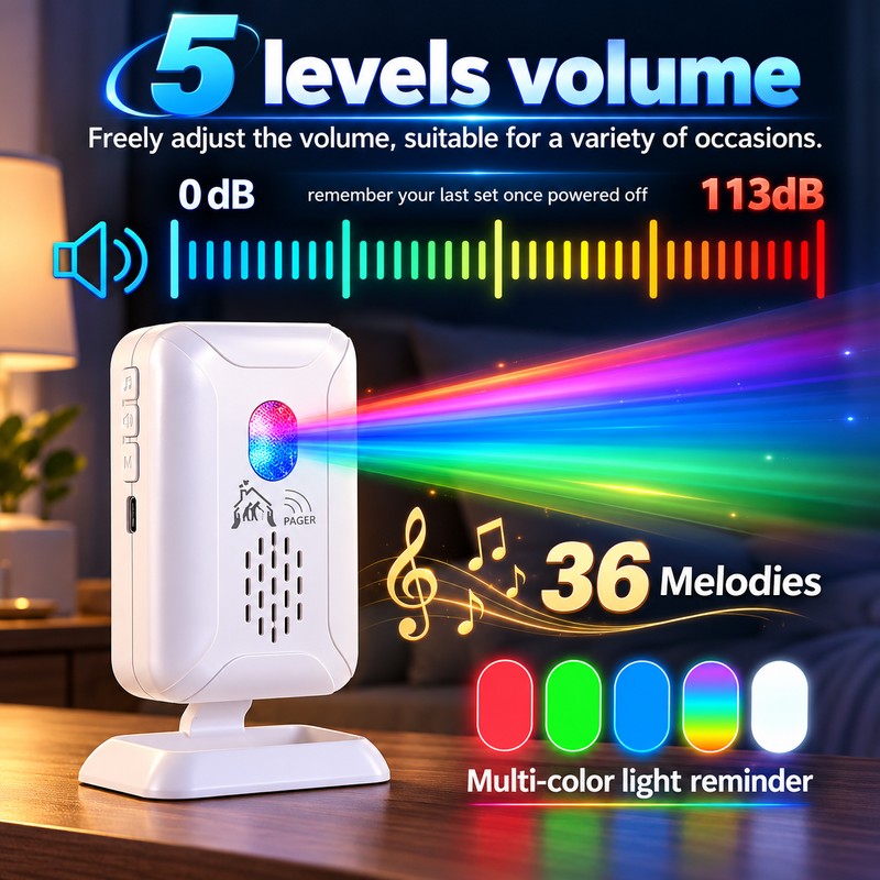 Wireless Bed Exit Alarm for Elderly Care – Motion Sensor