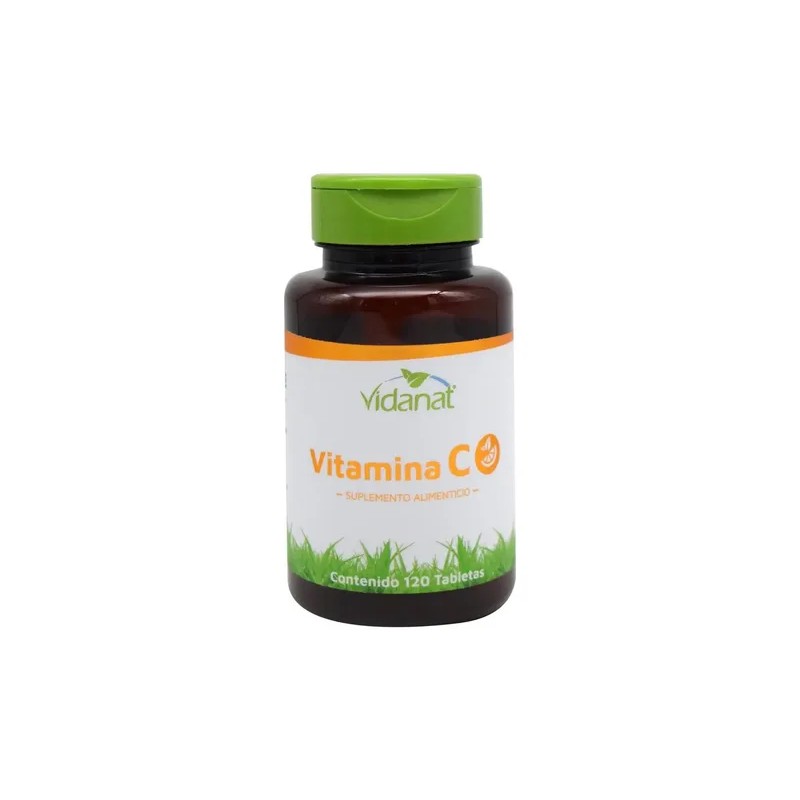 Vitamina C 120 Tabletas Vidanat Sabor Sin sabor