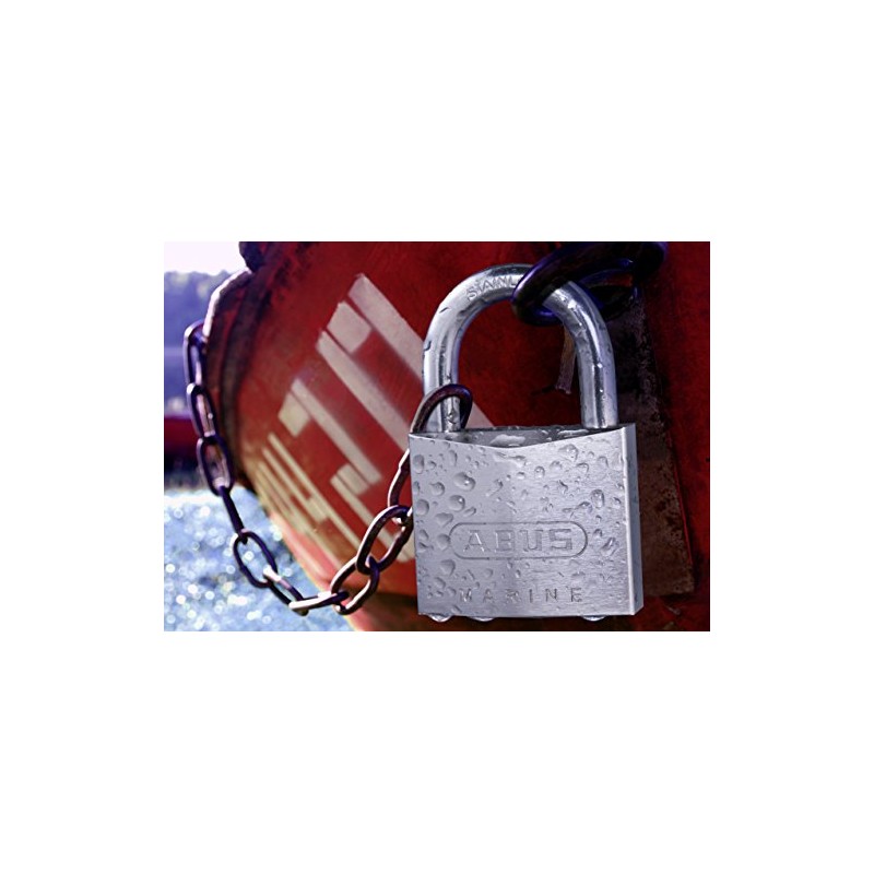 ABUS 75IB/30 Small Stainless Brass Lock with 2 Keys for