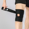 Meniscus Protective Knee Pad Black Free Size Anti Slip Adjustable