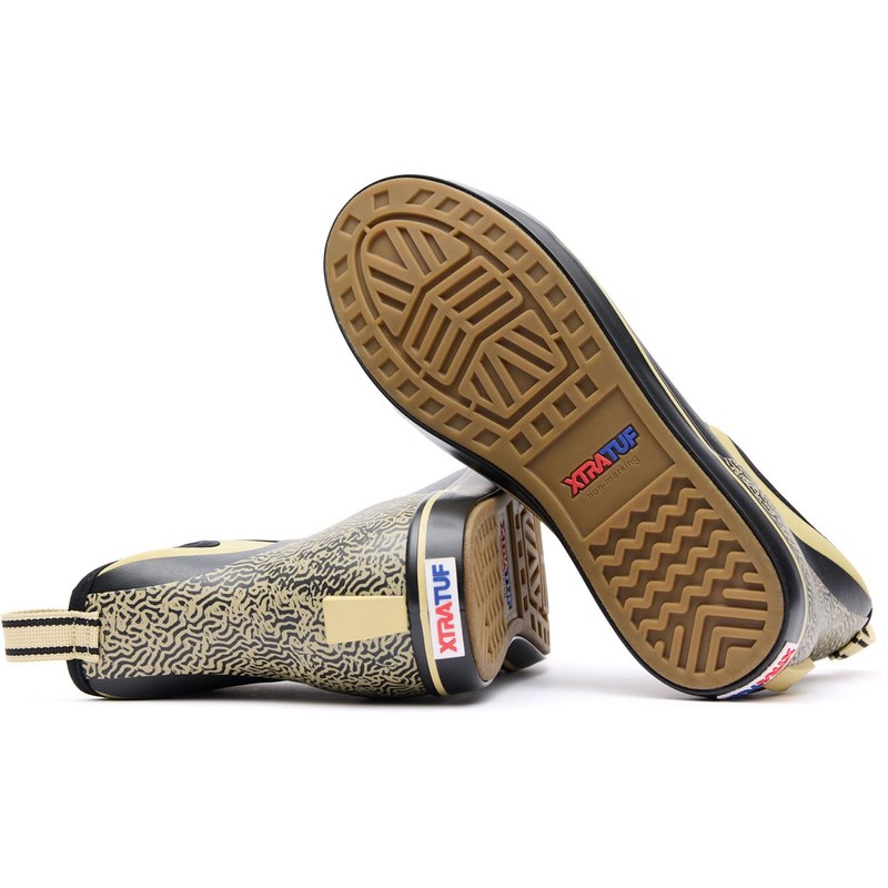 Xtratuf Men's Tailgate 6 in Ankle Deck Boot, Black, Size