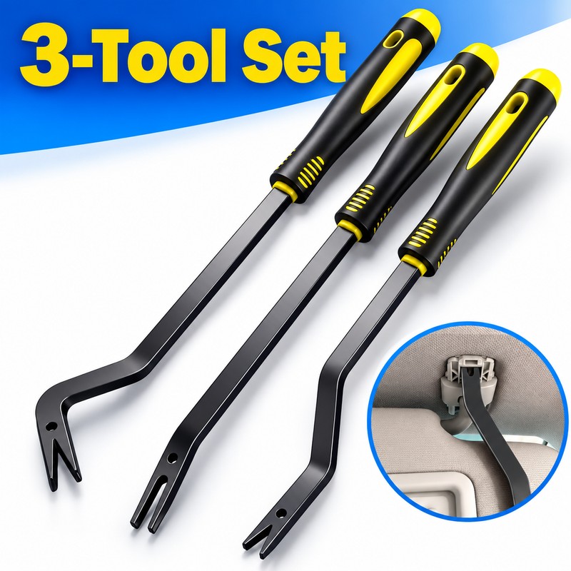 Multi-Purpose Vehicle Roof Handle Disassembly Tool – Non-Marring Pry Tool