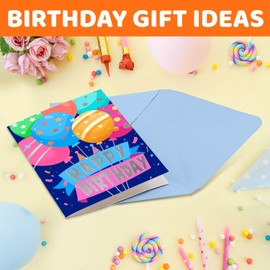 HAPPYPOP 10 Year Old Birthday Ideas - Socks for Tween Girls Boys Age 10, Gifts for 10 Year Olds with Greeting Card