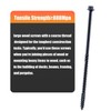 Structural Lag Screws 8 Inch, 50-Pack #14 X 8 Heavy