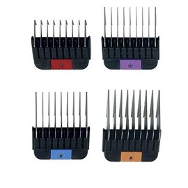 WAHL 1-4#1 2 3 & 4 Stainless Steel Combs/Metal Guides For KM2 KM5 KM10 KMSS Clippers