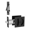 Lethato Pocket Door Hardware Black, Pocket Door Lock with Pull,