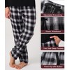 BAMBOO COOL Mens Plaid Pajamas Set Soft Sleepwear Long Sleeve