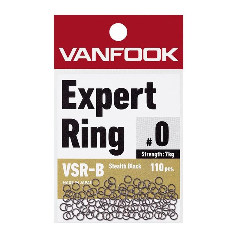 VANFOOK Expert Rings VSR-B (Split Rings), Pack of 110, #0,