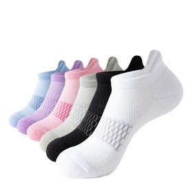 Sumrising Sok Ankle running socks women, Athletic cushioned low cut and No-Show sport socks(3/6 pairs) (US, Alpha, Medium, Regular, Regular, 6, Multiple)