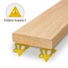 Pack of 40 Painters Pyramid Stands, Triangular Pyramid Stands, Yellow