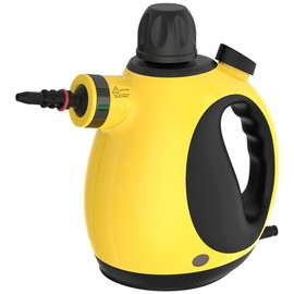 STEAMIFY Pressurized Handheld Steam Cleaner with 10pcs Accessories & Safety Lock, Multi-Purpose & Powerful Home Use Steamer for Cleaning, Car