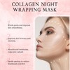 LOYOTICE Collagen Overnight Wrapping Peel-Off Facial Mask Pack Moisturizing and