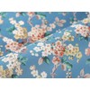 DDintex FLORET LONDON Cushion Cover, Josephine Blue, 17.7 x 17.7