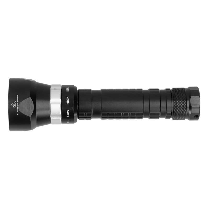 D40 Aviation Magnesium Aluminum Alloy Diving Waterproof Portable LED Flashlight