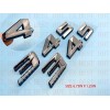 TD SHOP (2pc) Chrome Black 345 Badge Emblem for MOPAR